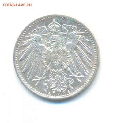 ФИКС. Ag. Германия 1 марка 1915 А. до 17.11 22:00 - 7