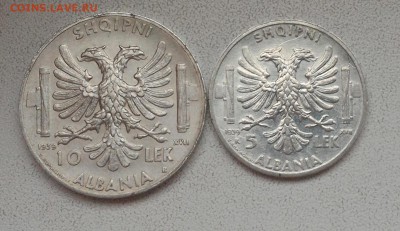 Албания Итальянская, 5+10 лек 1939, до 17.11.16 в 22.00 - P_20161113_150510