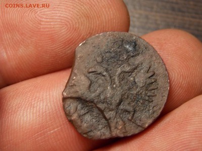 Полушка 1737г. Денга 1741г. по фиксу.Брак - DSCN5138.JPG