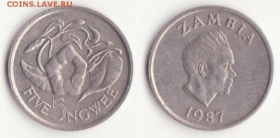 Замбия, 5 нгве 1987г. Цветок до 20.11. - Рисунок (289)