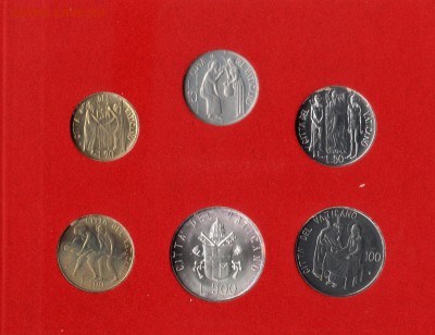 Ватикан годовой набор 1981 UNC (19.11) с рубля - img290