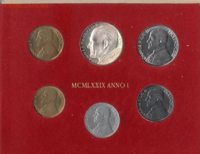 Ватикан годовой набор 1979 UNC (19.11) с рубля - img291