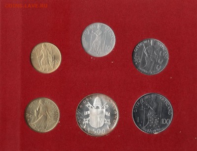 Ватикан годовой набор 1979 UNC (19.11) с рубля - img292