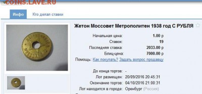 Жетон метрополитен моссовет - 1938