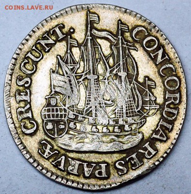Нидерланды_6 стюверов 1764 "Корабль". Серебро; 15.11_22.33мс - 12635