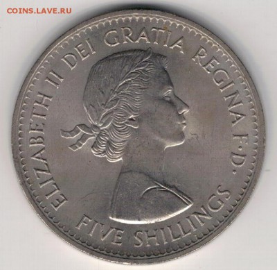Великобритания крона 1960 Выставка 21.11 в 22ч (Г955) - 4-вел60а