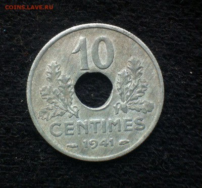 10 сантимов 1941,Франции,до 16.11. - v5sU7hHGZvQ