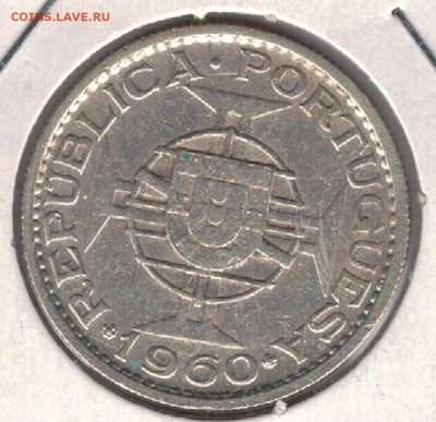 Ag Порт.Мозамбик 10 эскудо 1960 до 21.11.16 в 22.00 (Д9) - 5-м60