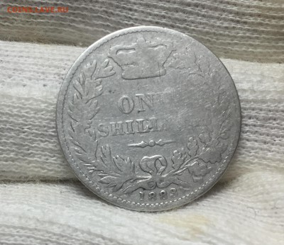 Торговый доллар 1912, + Шиллинги 1874, 1883 гг. - 2