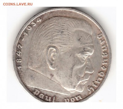 Германия 5 марок 1939   до 21.11.2016   22-00 - 1 27