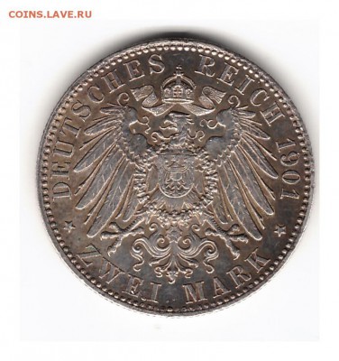Пруссия 2 марки 1901   до 21.11.2016   22-00 - 1 28