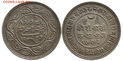 Колониальная Индия. - kutch_2,5kori_1936