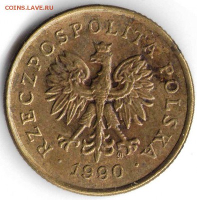 Польша. 5 грошей 1990 г. до 24.00 22.11.16 г. - ИНОМОН17