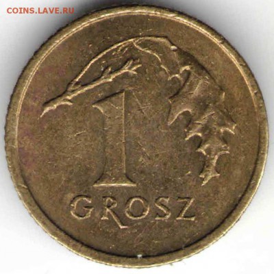 Польша. 1 грош 2000 г. до 24.00 22.11.16 г. - ИНОМОН4