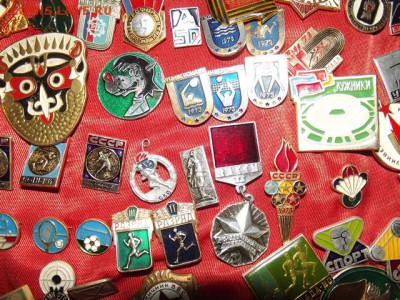 274 значка СССР  на большом вымпеле - DSCF5370-1.JPG