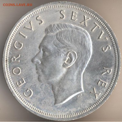 5 шиллингов ЮАР 1952 - 30