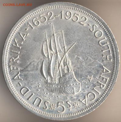5 шиллингов ЮАР 1952 - 29