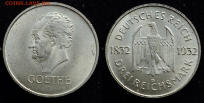 ФИКС - 3 и 5 марок Веймар  ---23-11-16 в 22-00--- - 3марки1932_Гете_1_1