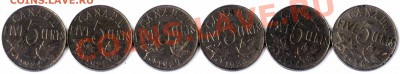 N12 Подборка 5¢ Канада 1924-1936 г.г. до 01.04 в 22°° - N12 5 c Canada 6 pcs last_1