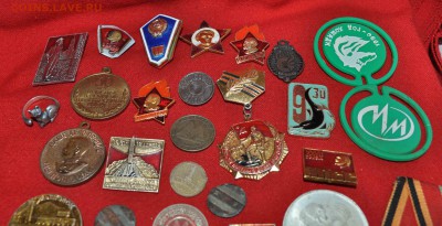 Кучка  значков, медалей и жетонов  до 20.11. до 20.00 МСК - DSC_0308.JPG