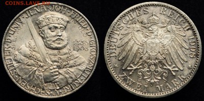 2, 3 и 5 марок Германия Империя - 2марки1908