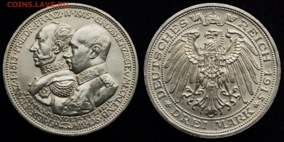 2, 3 и 5 марок Германия Империя - 3марки1915
