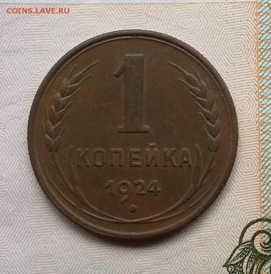 1 копейка 1924 года. До 20.11. в 22-00 МСК. - 20161118_105749-1