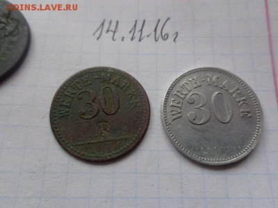 Жетон платежный wert -marke 30 2 шт  до 22-11 мск 22.11 - DSC06551.JPG