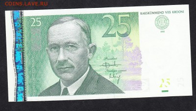 Эстония 2002 25кр  поресс - 35
