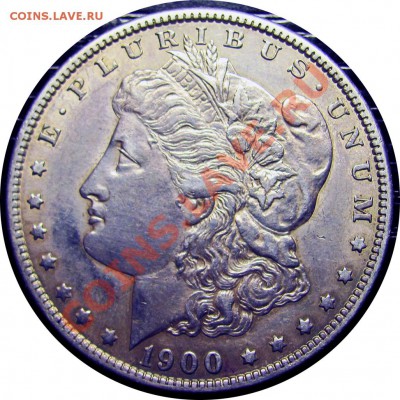 N17 Morgan Dollar 1900o EF с рубля! до 05.01 в 22°° - N17 Morgan Dollar 1900o_1