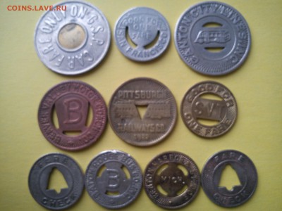 Транспортные жетоны США. 10 штук. До 25.11. - DSC01613.JPG