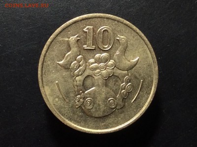 Кипр 10 центов 1993 - image