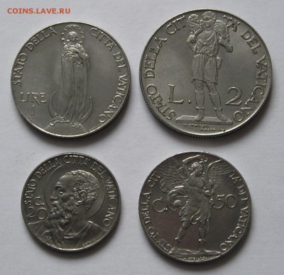 Ватикан, 20,50 Чент., 1 и 2 Лиры Пий XII 1941 (22.11) - P1010244.JPG