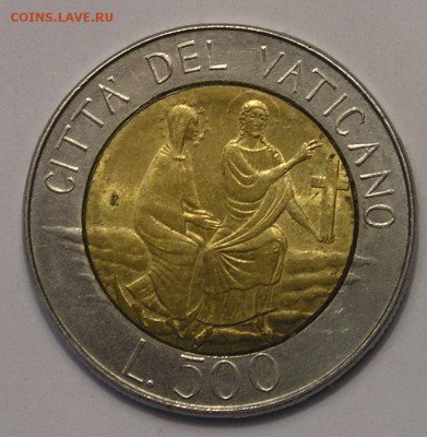 Ватикан, БИМ 500 Лир 1986 (22.11) - P1010277.JPG