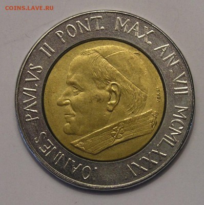 Ватикан, БИМ 500 Лир 1985 (22.11) - P1010282.JPG
