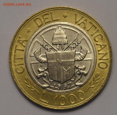 Ватикан, БИМ 1000 Лир 1997 (22.11) - P1010284.JPG