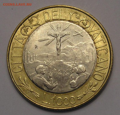 Ватикан, БИМ 1000 Лир 1999 (22.11) - P1010289.JPG