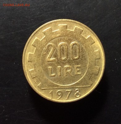 Италия 200 лир 1978 - image
