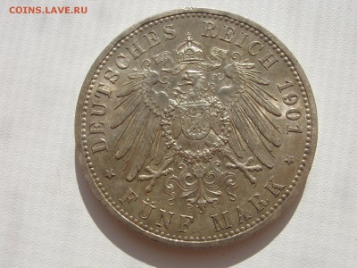 Германия Пруссия 5 марок 1901 200-летие королевства до 24.11 - IMG_0052
