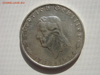  3 Рейх 2 марки 1934 F Фридрих Шиллер до 24.11. - IMG_7496