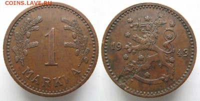 Финляндия 1 марка 1943 брак заготовки: до 26-11-16 в 22:00 - Финляндия 1 марка 1943 брак  367