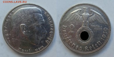 2 марки Германии 1939 года - 22:00 мск 24.11 - 20161120_122510
