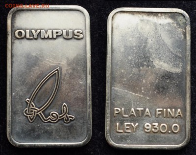 OLYMPUS, Plata Fia Ley 930.0 - Слиток_1_1