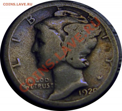 L25 Mercury Дайм США 1920s G до 06.01 в 22°° - L25 USA Dime 1920s G_1