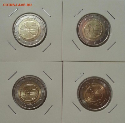2 ЕВРО Серия Эконом. валют. союз. 9 монет. до 23.11 22.00 - 3