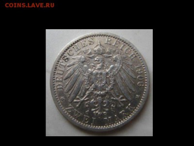 Гермаия-Пруссия,2 марки 1906г. 25.11.2016г.,22:00 - монеты 285