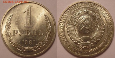 мешковой 1 рубль 1981 года - до 26.11.16. 22-00мск - P1010001.JPG
