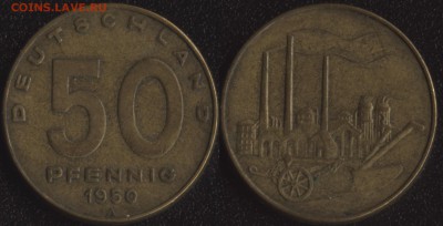 ГДР 50 пфеннигов 1950 до 22:00мск 25.11.16 - ГДР 50 пфеннигов 1950