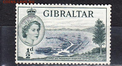 Колонии Гибралтар 1953г 1м 0,5д - 425