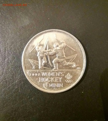 Elizabeth II 25 cents Canada 2009 Women's HOCKEY Feminin - _mEInXtGfHA